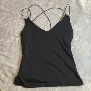 Gaze Black Camisole Top